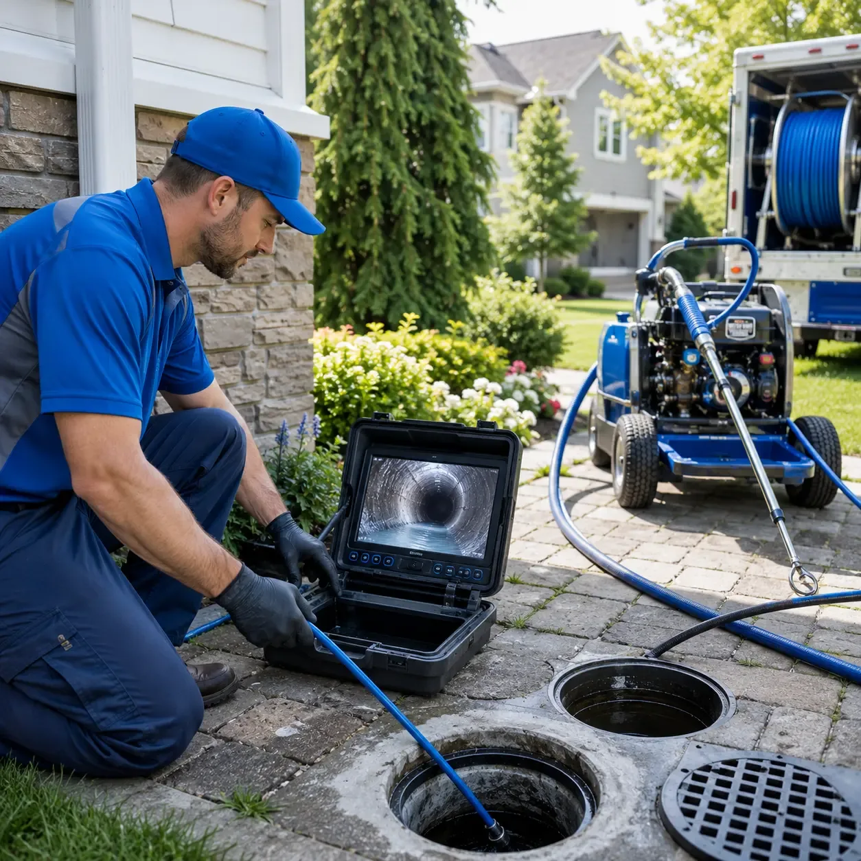 Outdoor drain cleaning professionals serving East Petersburg, PA